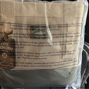 YETI Tan Duffel Carryall with Reinforced Handles